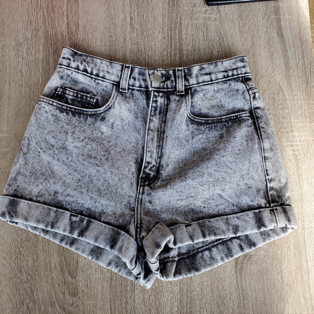 American Apparel jean shorts
